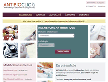 Tablet Screenshot of antibioclic.com